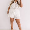 Cali Chick Romper In Cream Curves Image - 1