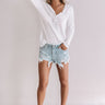 Sweet And Chic Shift Top In White Image - 1