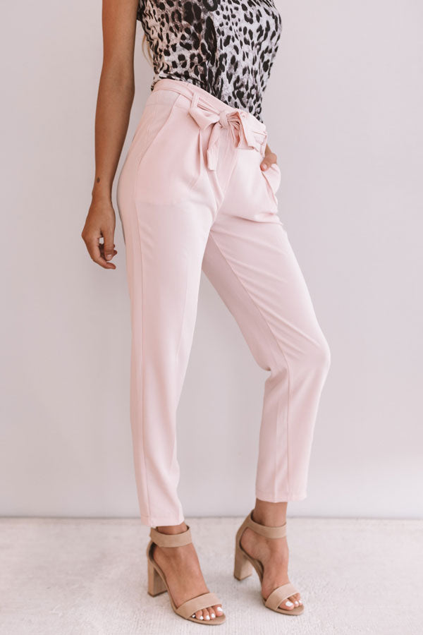 Passport In Hand Trousers in Light Pink