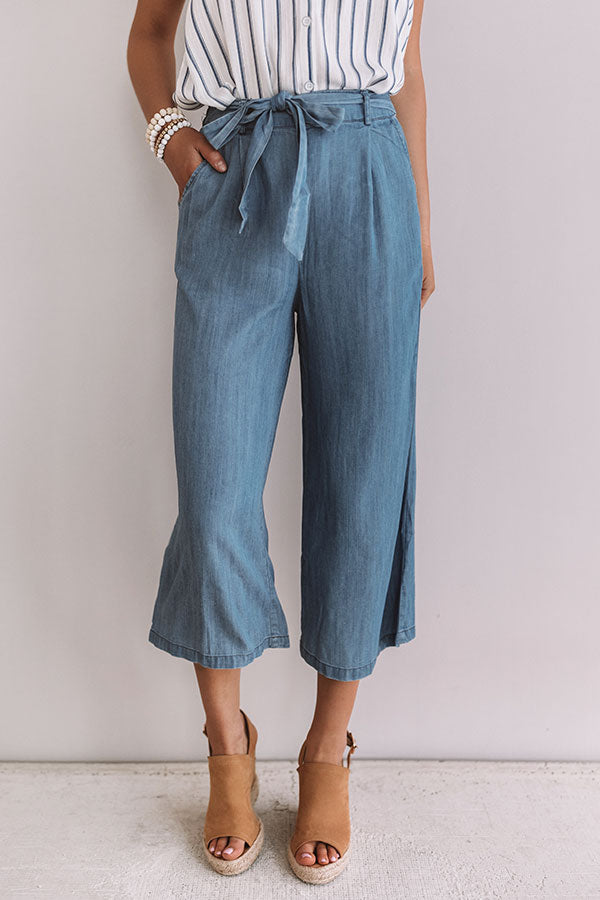 Feeling Coastal Chambray Pants