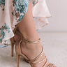 The Mary Kate Metallic Heel in Rose Gold Image - 1