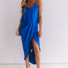 Living In Luxury Midi In Royal Blue Image - 1