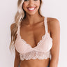 Luxe In Lace Bralette in Peach Image - 1