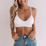 Suite Life Seamless Bralette in White Image - 1