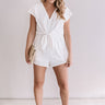Left My Heart In London Romper In White Image - 1