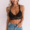 Luxe In Lace Bralette in Black Image - 1