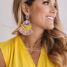 Cocktails On Me Fan Earrings In Multi Image - 1