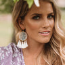 Chasing Wildflowers Earrings In White Image - 1
