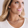 Moment by Moment Beaded Necklace in Lavender Image - 1