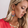 Festival Season Earrings In Red Image - 1