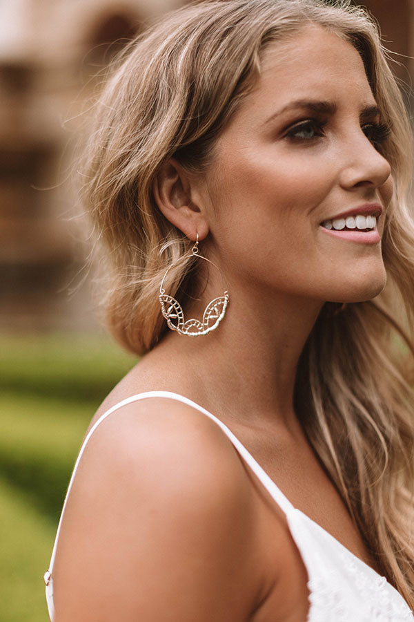 Bubbly With Besties Earrings In Rose Gold
