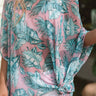 Call The Haute-Line Floral Tunic In Light Orchid Image - 1