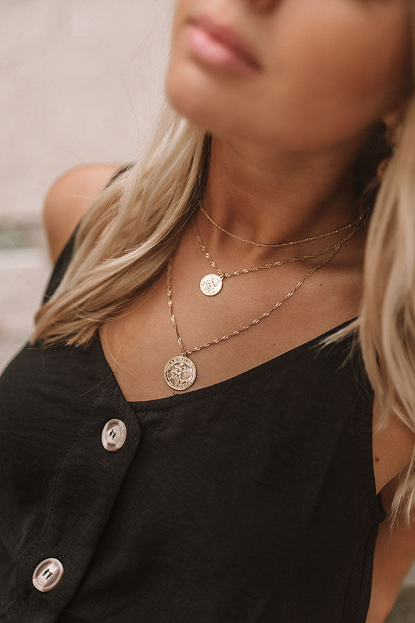 Your'e Golden Layered Necklace Image - 1