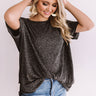 European Jetsetter Shift Tee in Black Image - 1