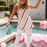Sunshine Season Stripe Shift Tank Image - 1