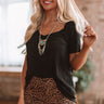 Meet Me For Brunch Shift Tee In Black Image - 1