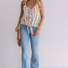 Summertime Sunsets Stripe Tank Image - 1