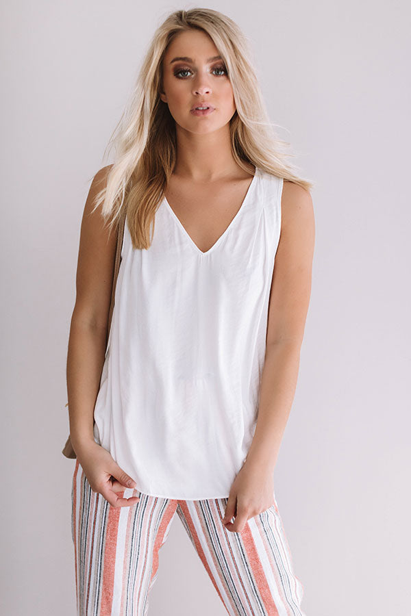 Sunny Days In San Diego Shift Top In White Image - 2