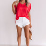 Pina Colada Paradise Shift Top In Raspberry Image - 1