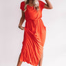 Cocktails At The Condo T-shirt Midi in Tangerine Image - 1
