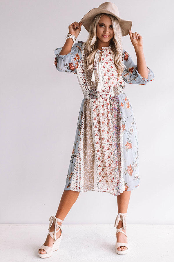 Ready, Set, Romance Floral Midi Image - 1