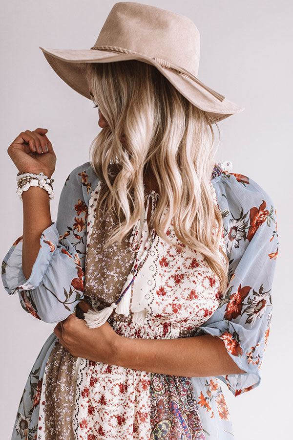 Ready, Set, Romance Floral Midi Image - 2