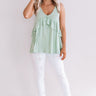 Tampa Bay Bliss Babydoll Tank in Pear Image - 1