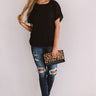 Pretty Perks Pleated Top In Black Image - 1