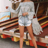 Tickets For Two Smocked Top In Light Airy Blue Image - 1