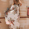 First Class to Cancun Off Shoulder Maxi In Ivory Image - 1