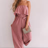 Malibu Bliss Jumpsuit in Blush Image - 1