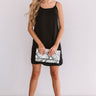 Chicest Of All Satin Dress In Black Image - 1