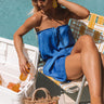 Turn Up The Volume Romper in Royal Blue Image - 1