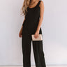 Jetting To Rome Jumpsuit in Black Image - 1