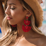 Made For Maui Earrings In Red Image - 1