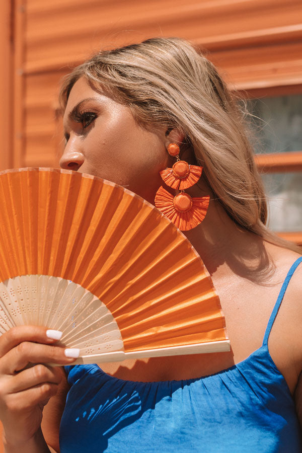 Made For Maui Earrings In Orange