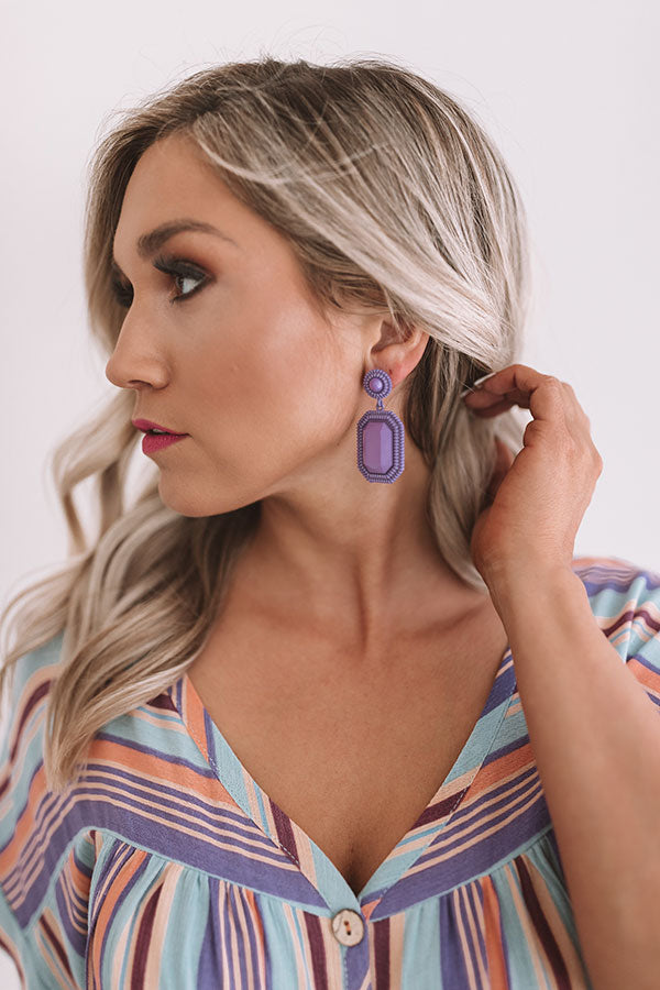 Coastal Views Earrings In Lavender