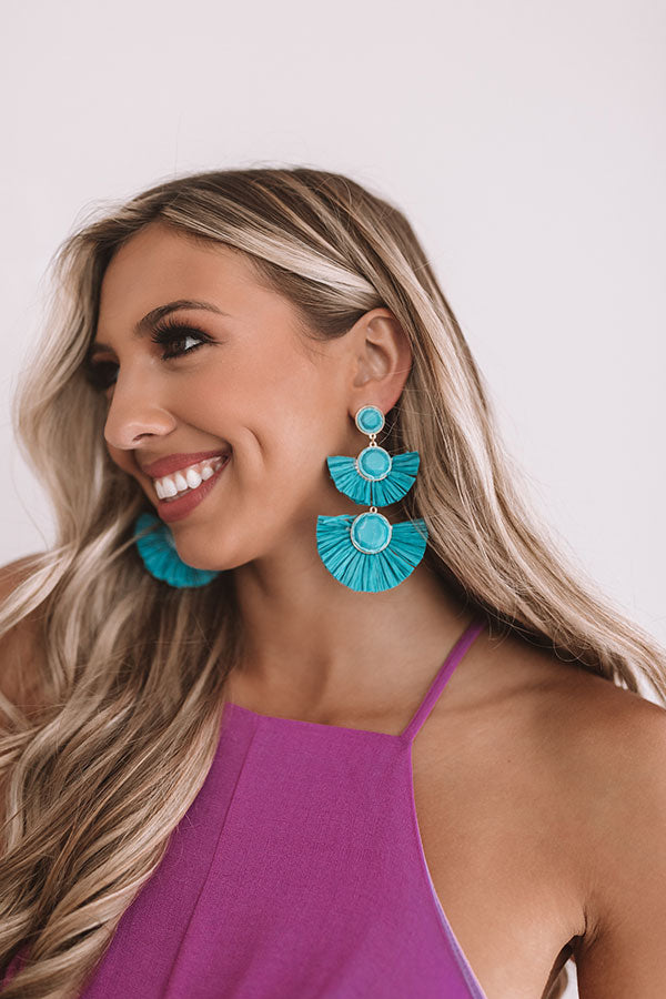 Made For Maui Earrings In Turquoise