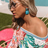 Coastal Views Earrings In Ocean Blue Image - 1