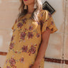 Made For Maui Floral Shift Top In Marigold Image - 1