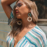 Crushin' Over Cocktails Earrings In Ivory Image - 1