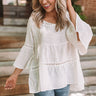 New Grooves Crochet Top In White Image - 1