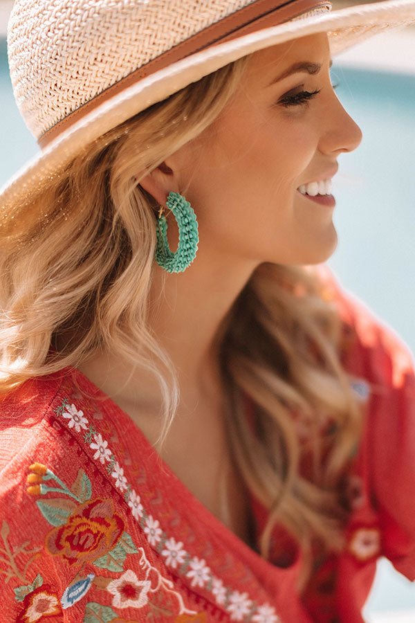 Oceanfront And Fabulous Hoop Earrings