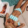 Feeling Beachy Stripe Bikini Bottom Image - 1
