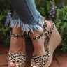 The Ayla Wedge In Leopard Image - 1
