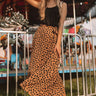 Spotted At The Met Wrap Skirt in Brown Image - 1