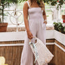 Dreams of Destin Smocked Jumpsuit in Dusty Purple Image - 1