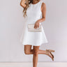 Just Keep Dancing Dress in White Image - 1