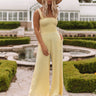 Dreams of Destin Smocked Jumpsuit in Yellow Image - 1