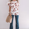 Made For Maui Floral Shift Top In Ivory Image - 1